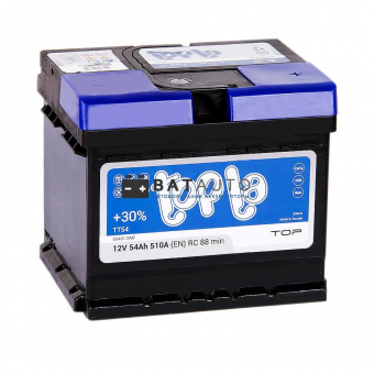 Аккумулятор автомобильный Topla Energy 54R 510A 207x175x175